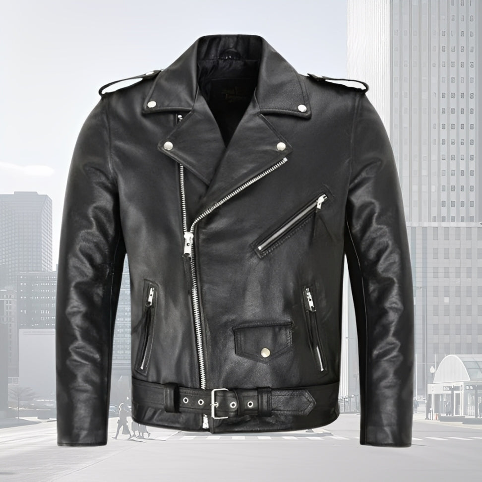 GIACCA IN PELLE "WALKER"