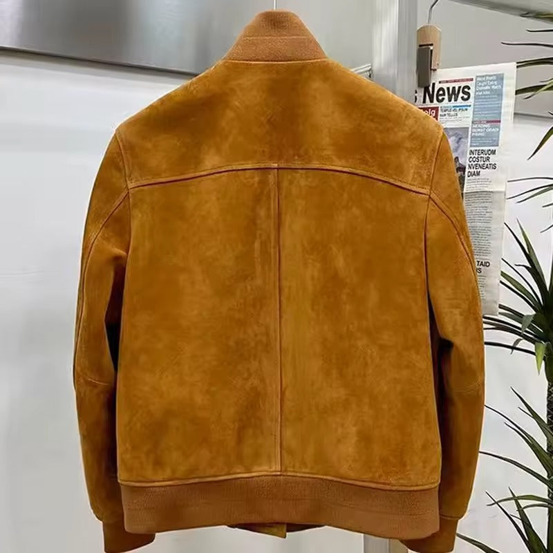 GIACCA IN PELLE SCAMOSCIATA "AUSTIN"